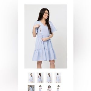 Nursing Queen Light Blue Dress
